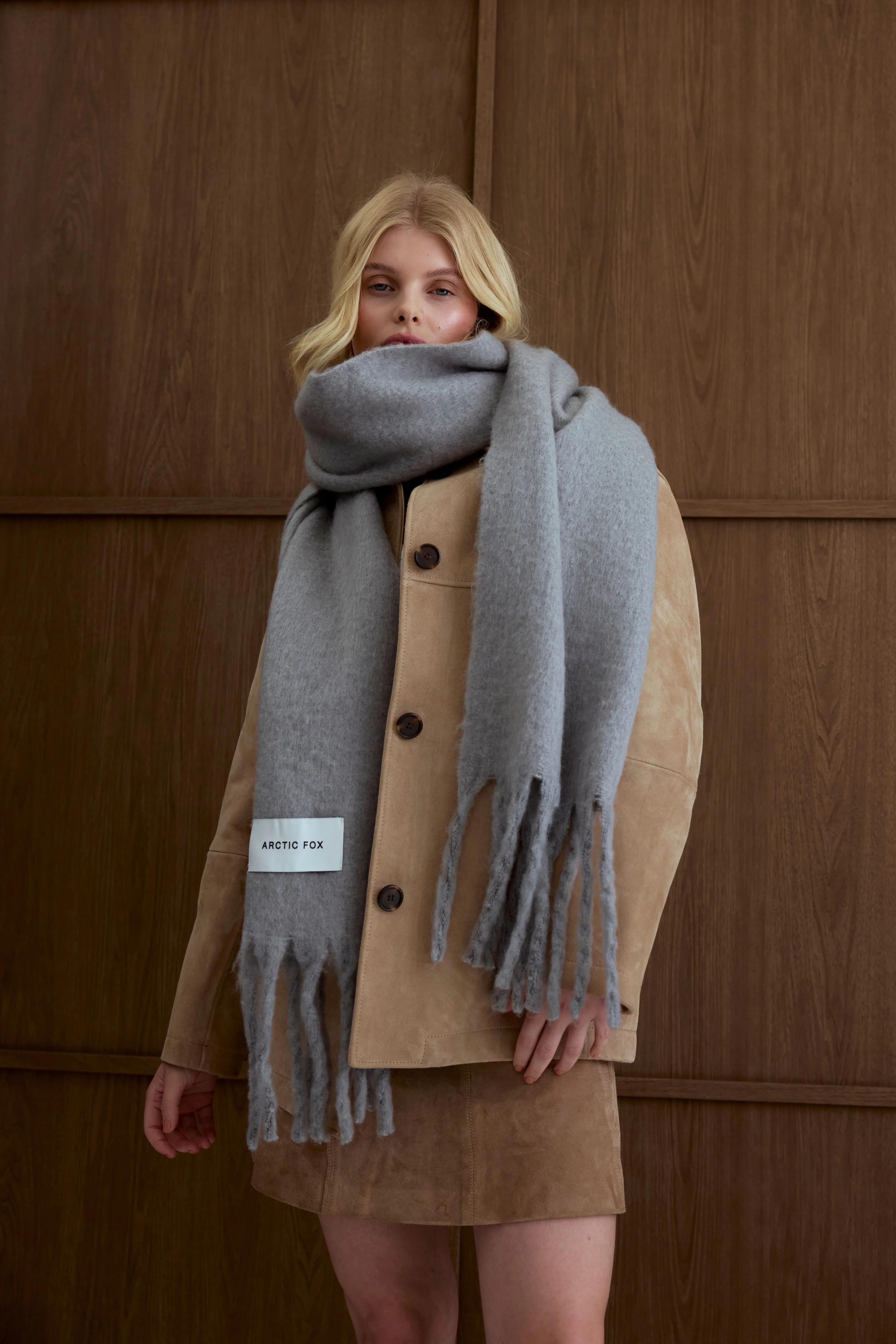 The Reykjavik Scarf - Ultimate Grey - Image 9