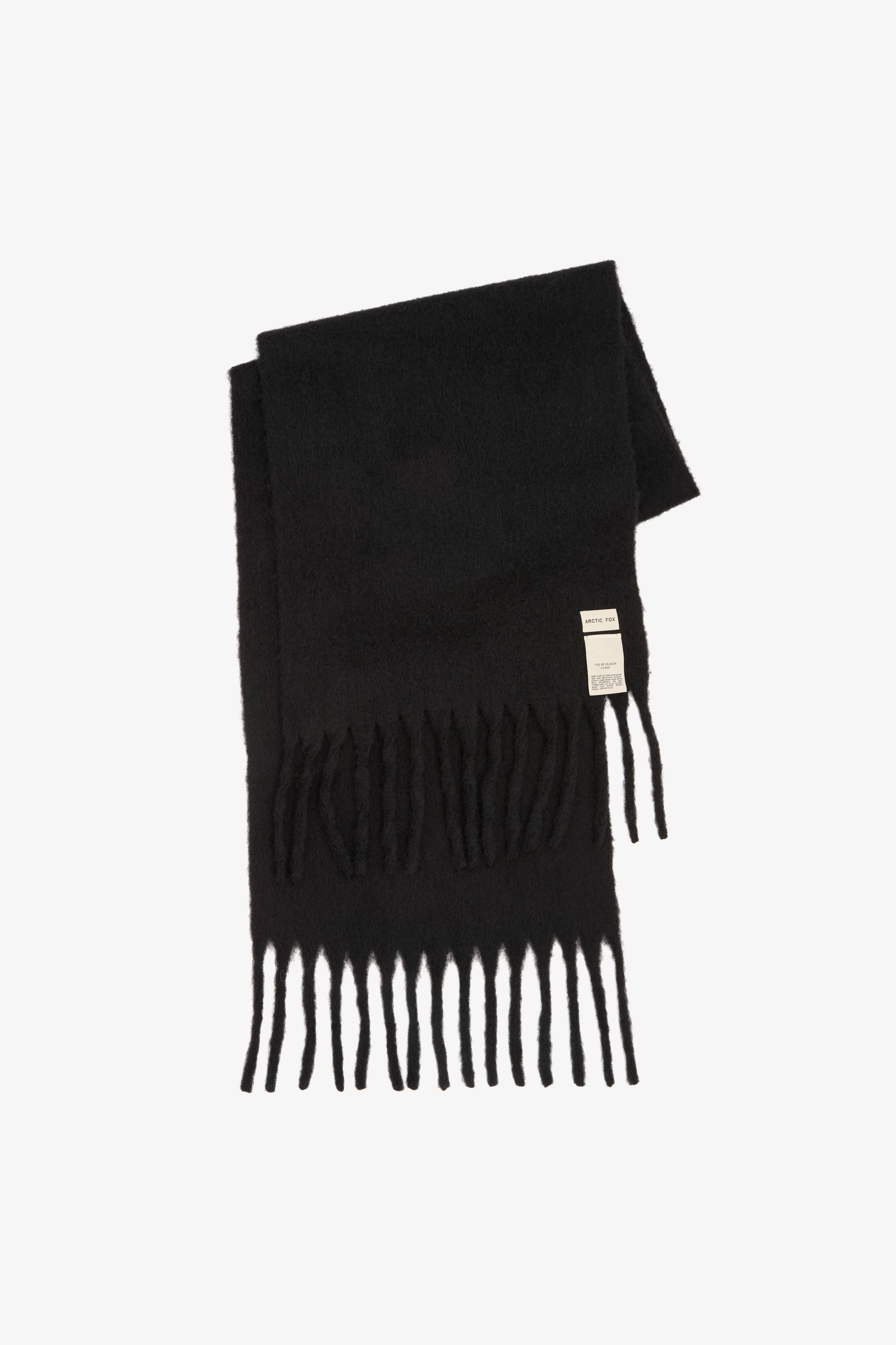 The Reykjavik Scarf with Wool - Black - Image 2