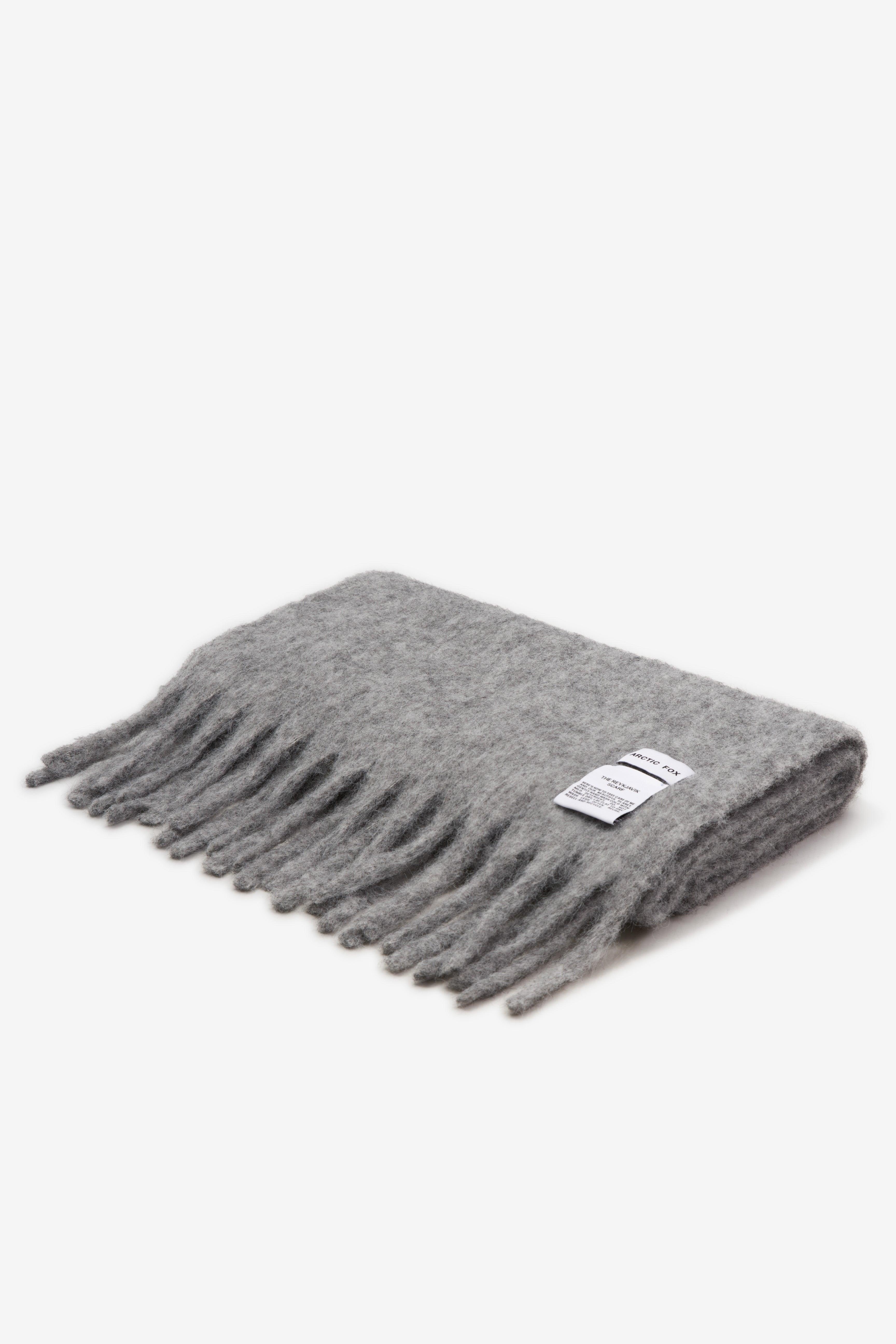 The Reykjavik Scarf with Wool - Grey - Image 11