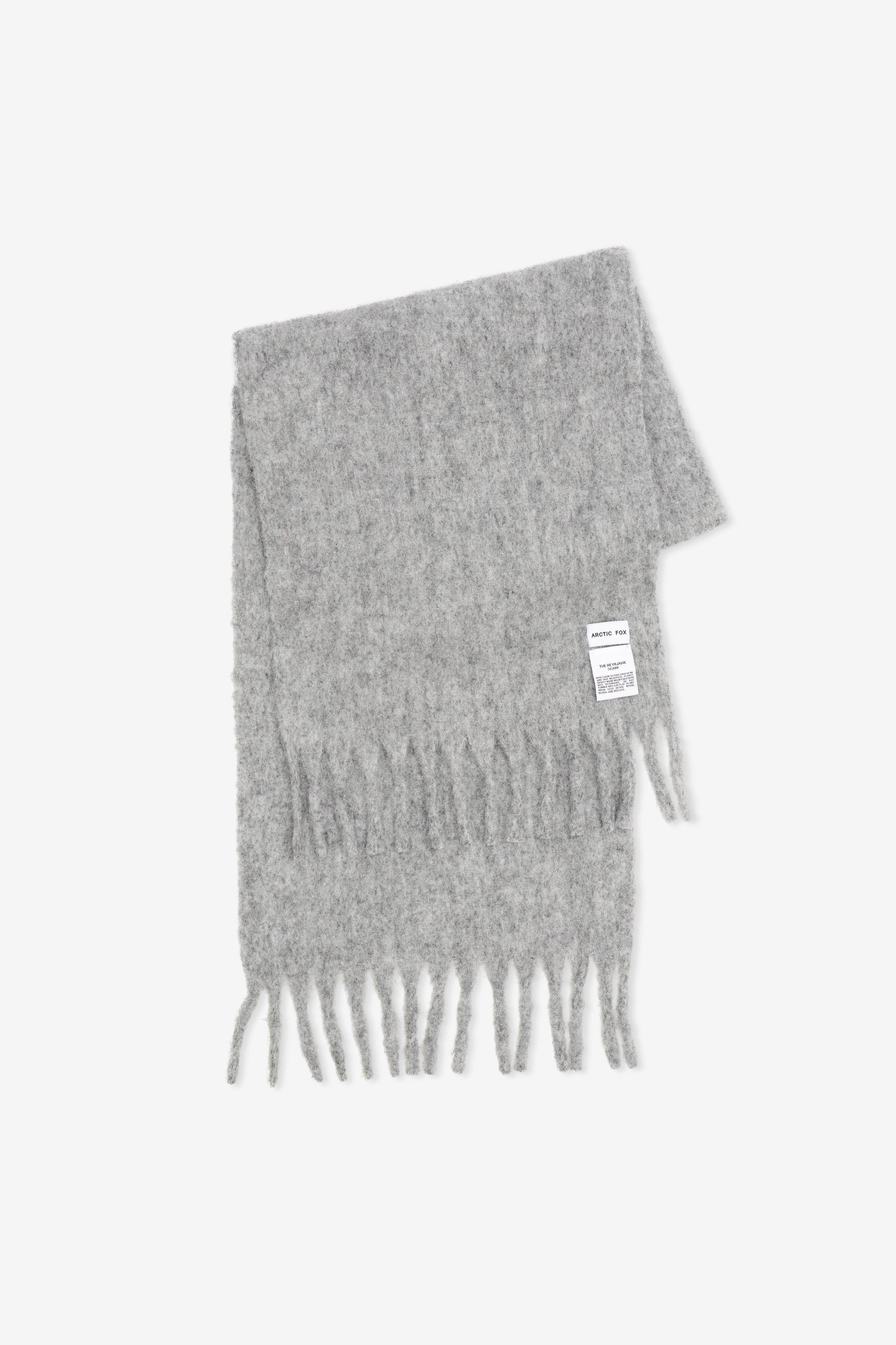 The Reykjavik Scarf with Wool - Grey - Image 2