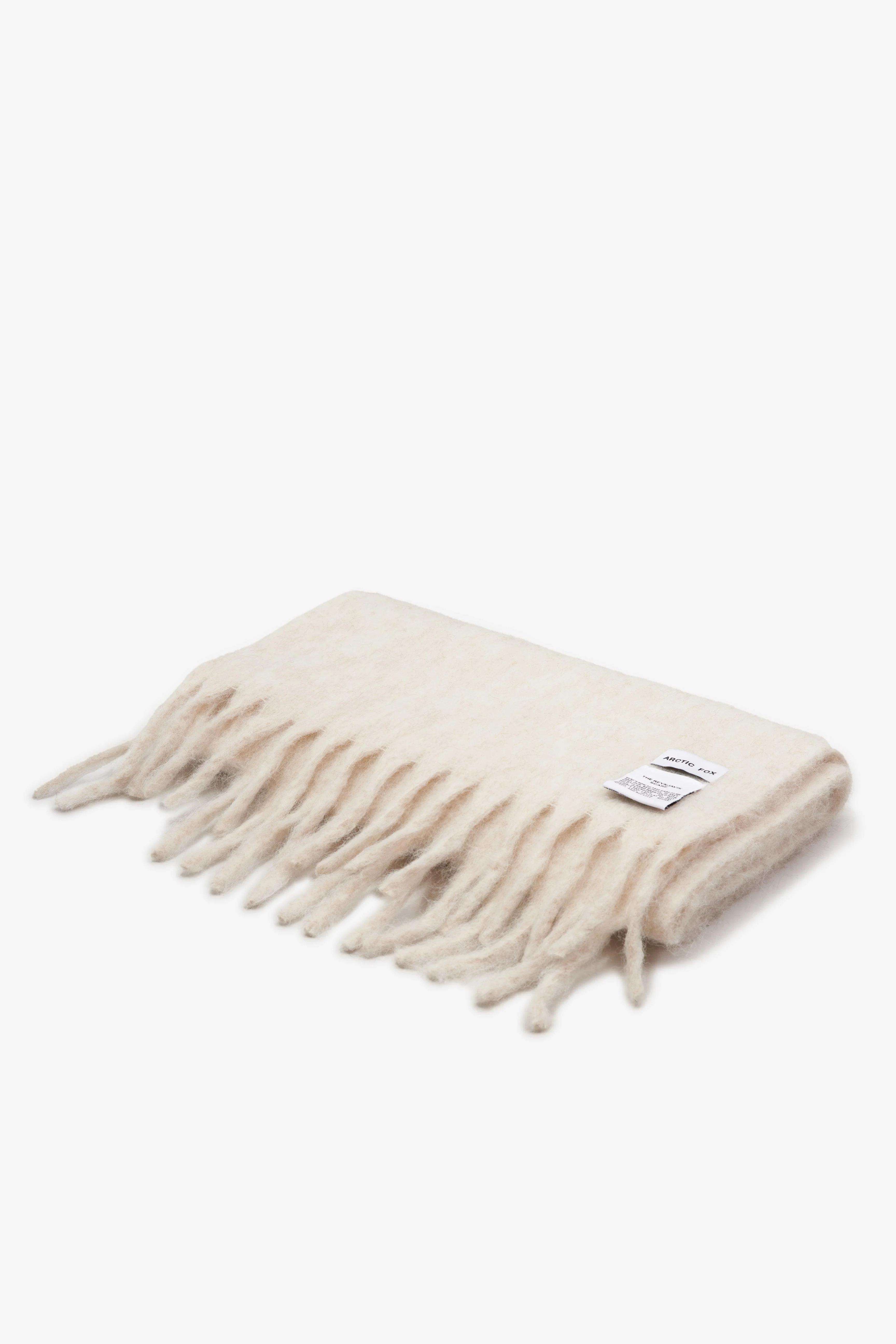 The Reykjavik Scarf with Wool - Natural White - Image 11