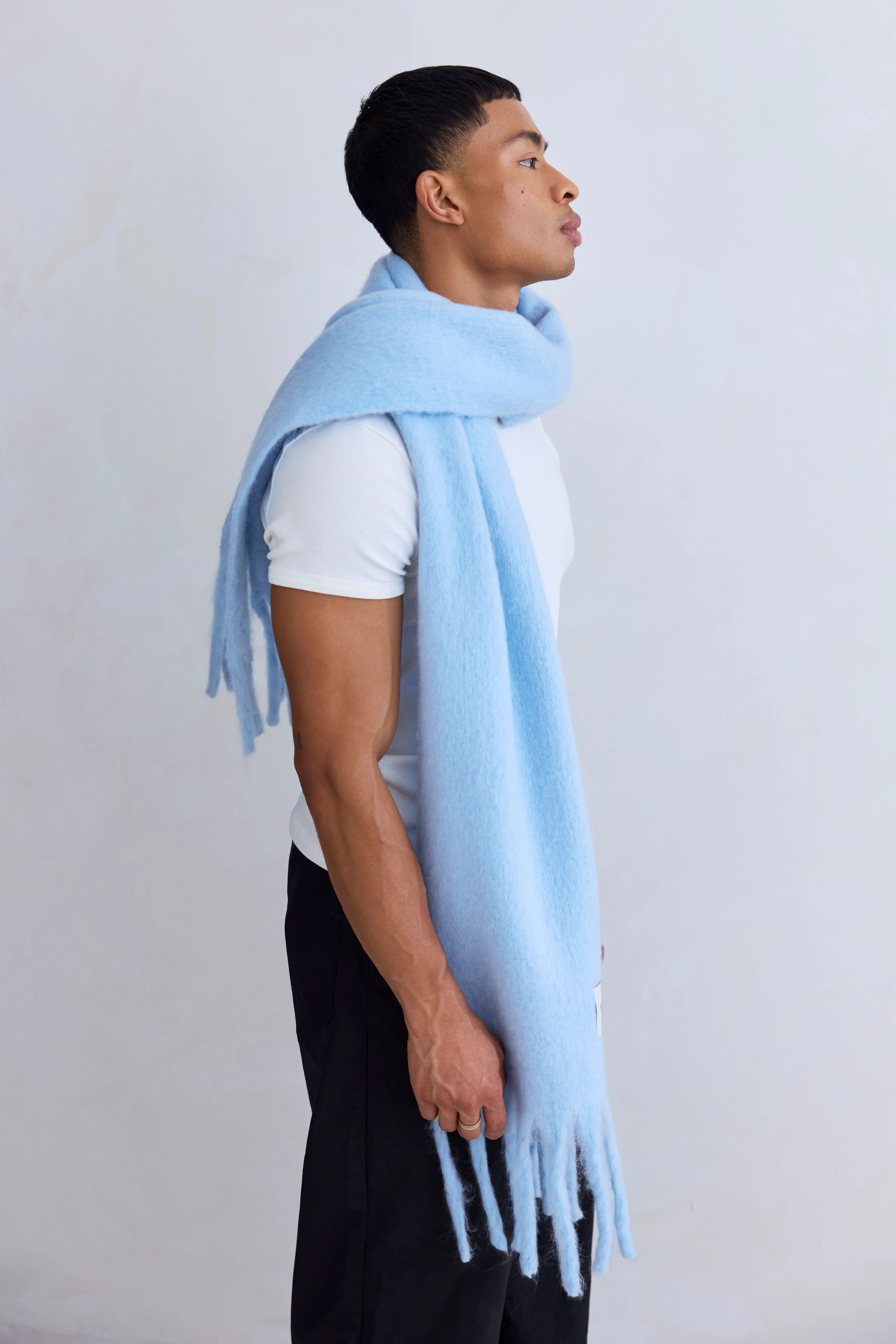 The Stockholm Scarf - Glacier Blue - Image 11