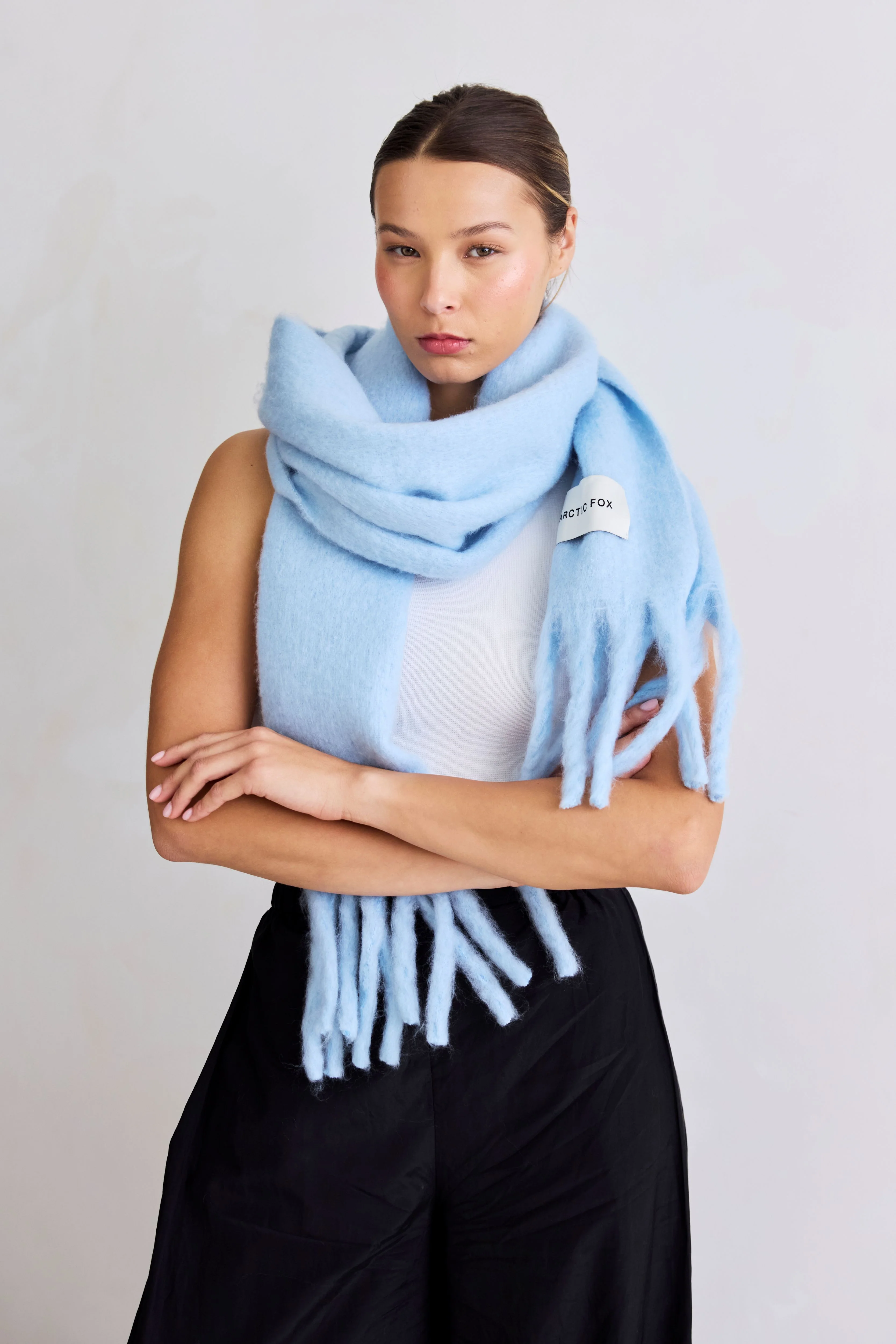 The Stockholm Scarf - Glacier Blue - Image 6