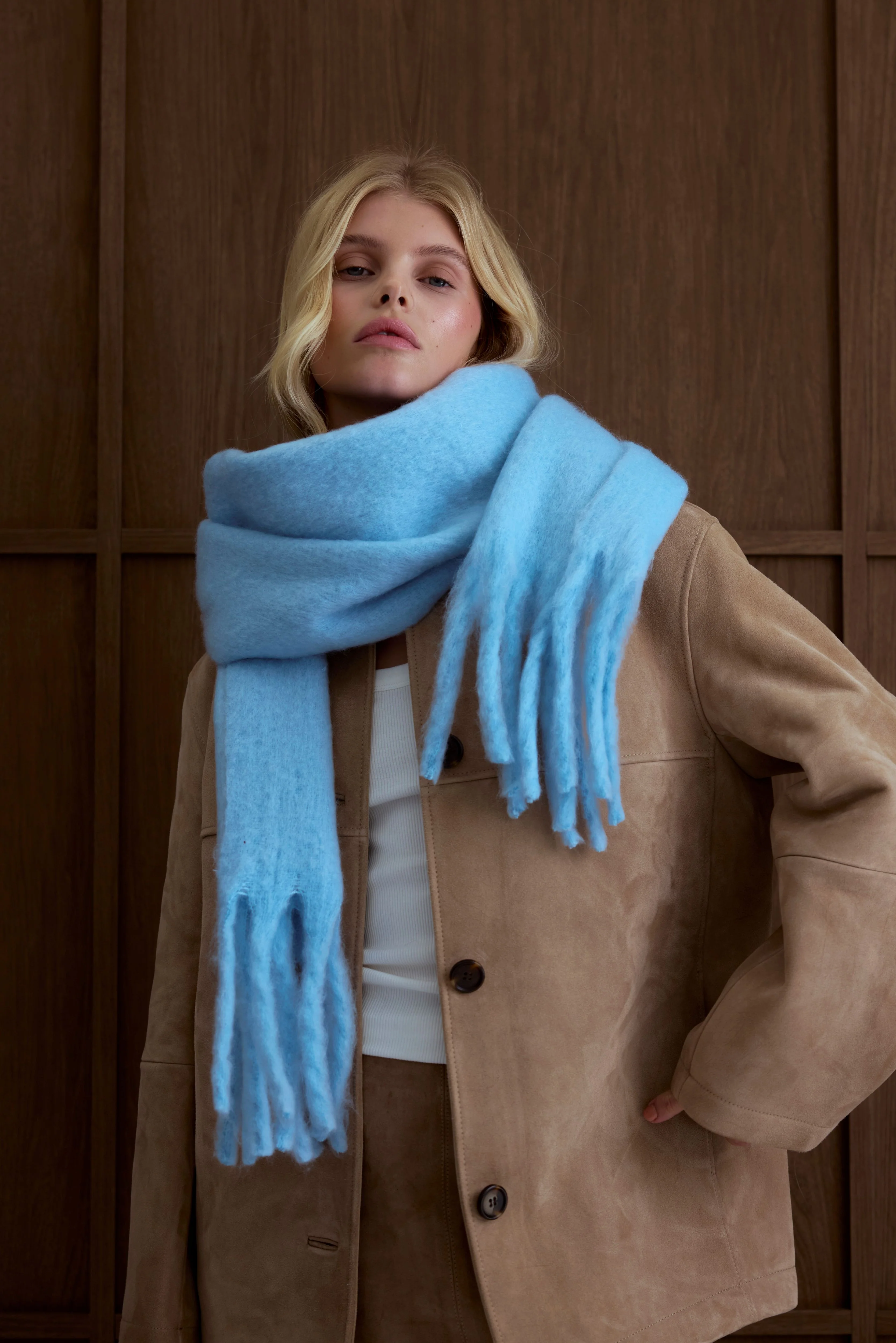 The Stockholm Scarf - Glacier Blue - Image 7