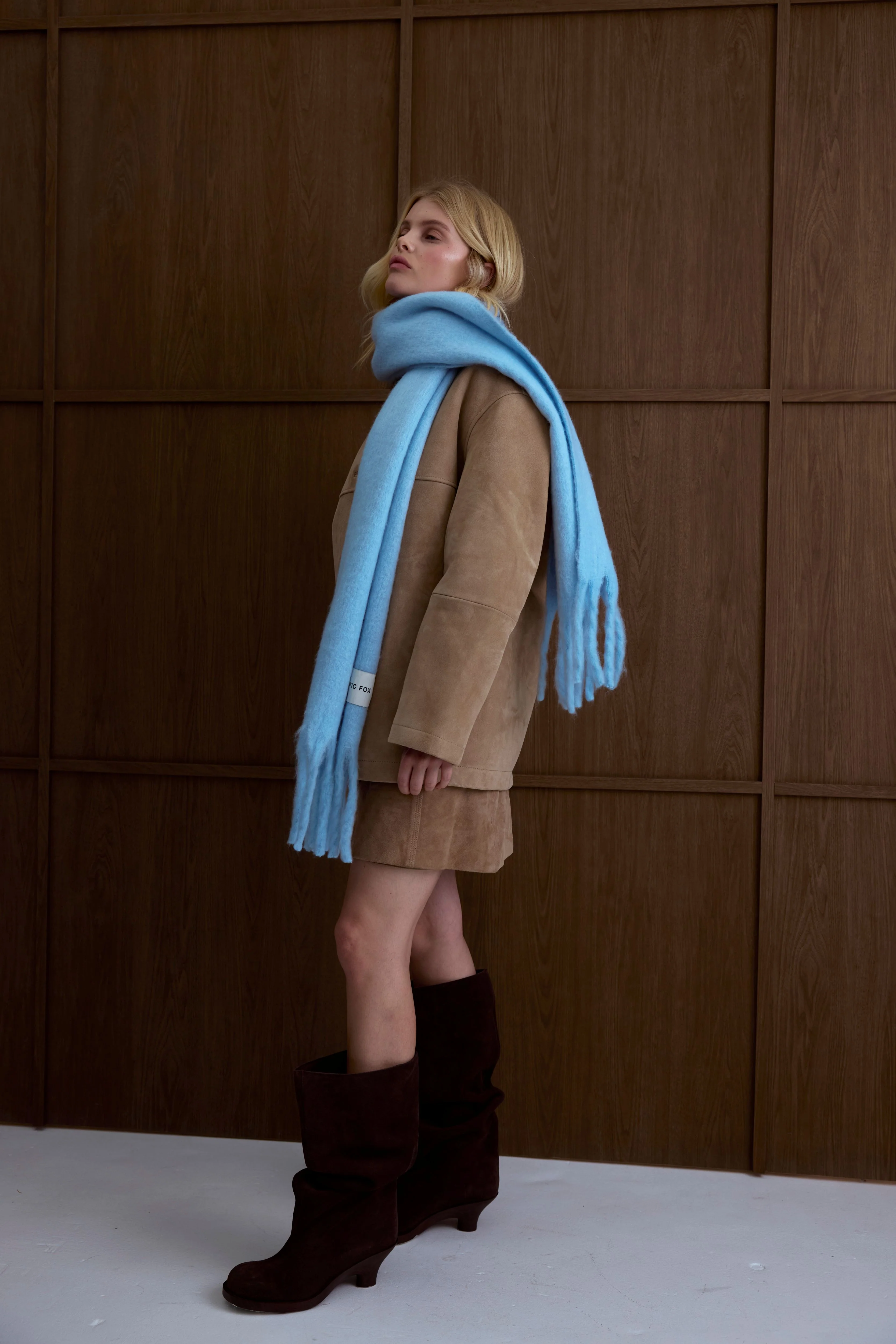 The Stockholm Scarf - Glacier Blue - Image 9