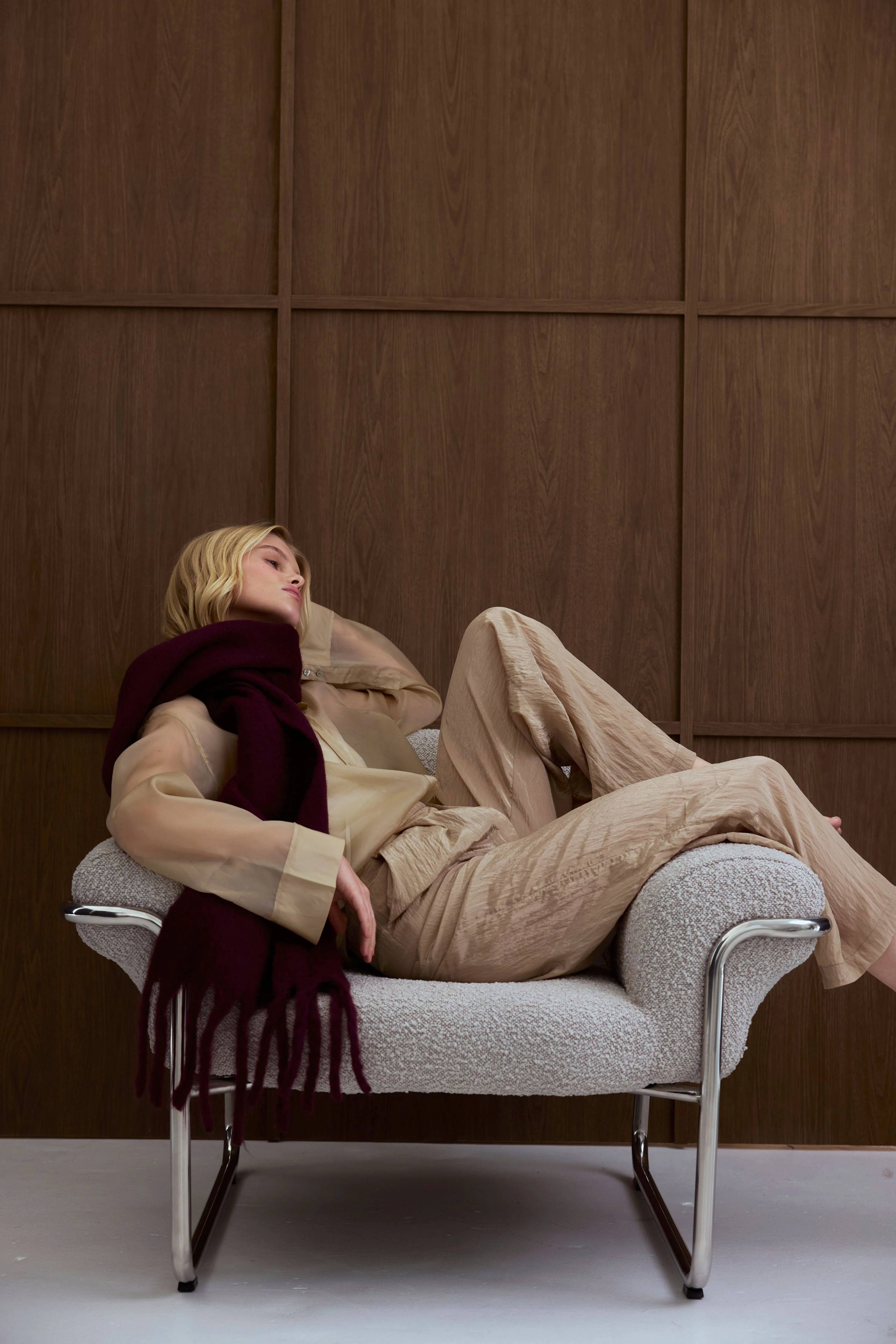The Stockholm Scarf - Cherry Lacquer