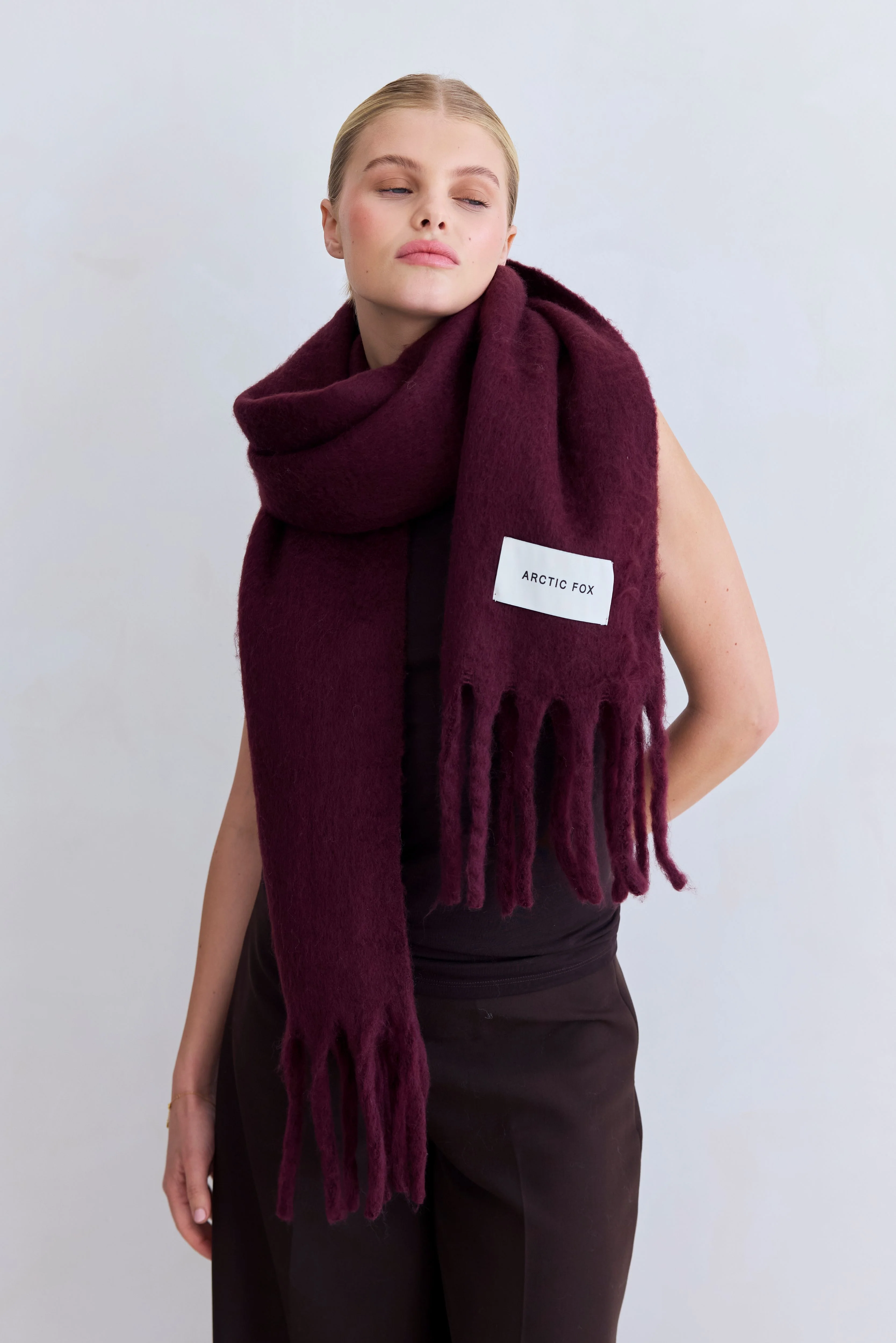 The Stockholm Scarf - Cherry Lacquer - Image 2