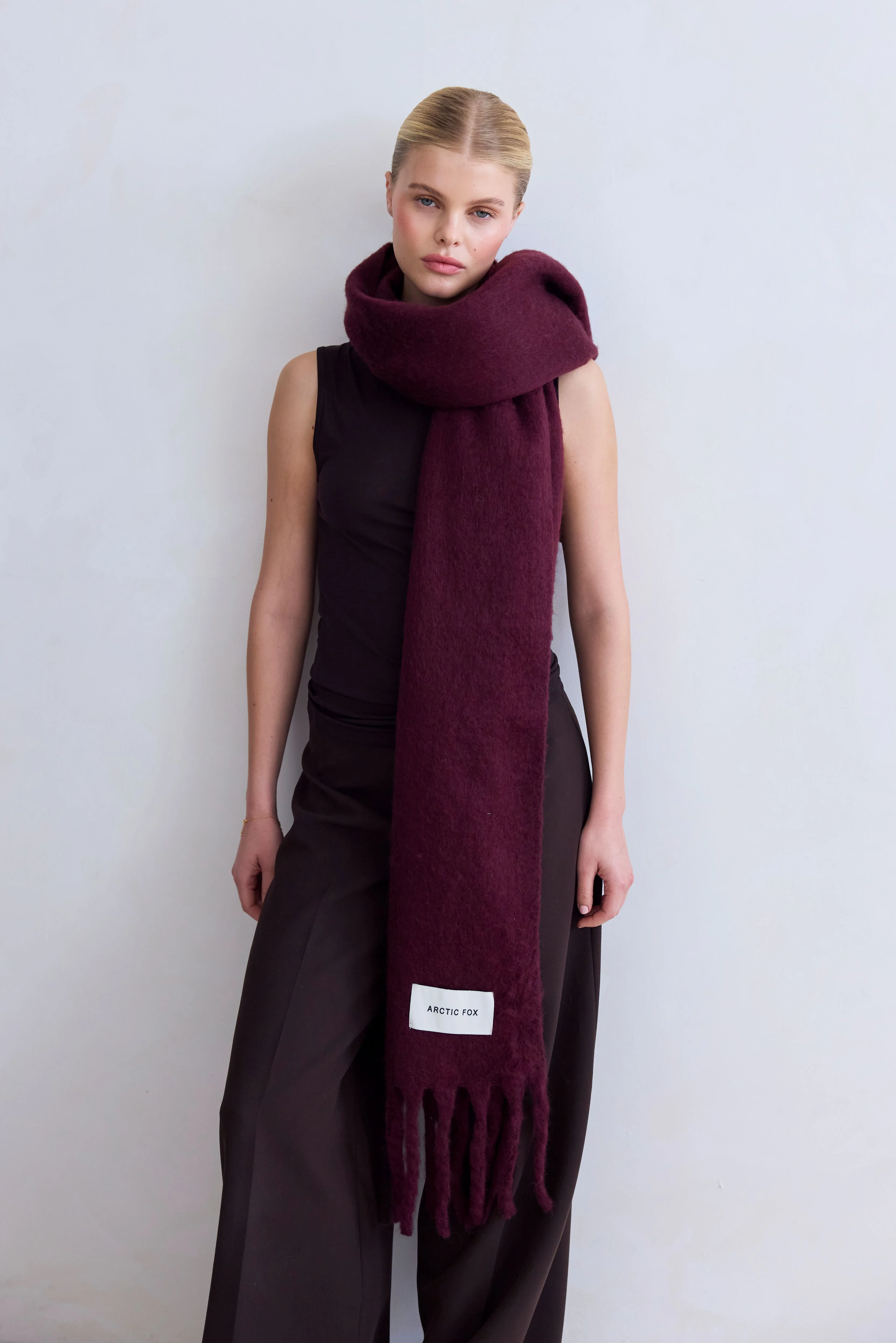 The Stockholm Scarf - Cherry Lacquer - Image 4