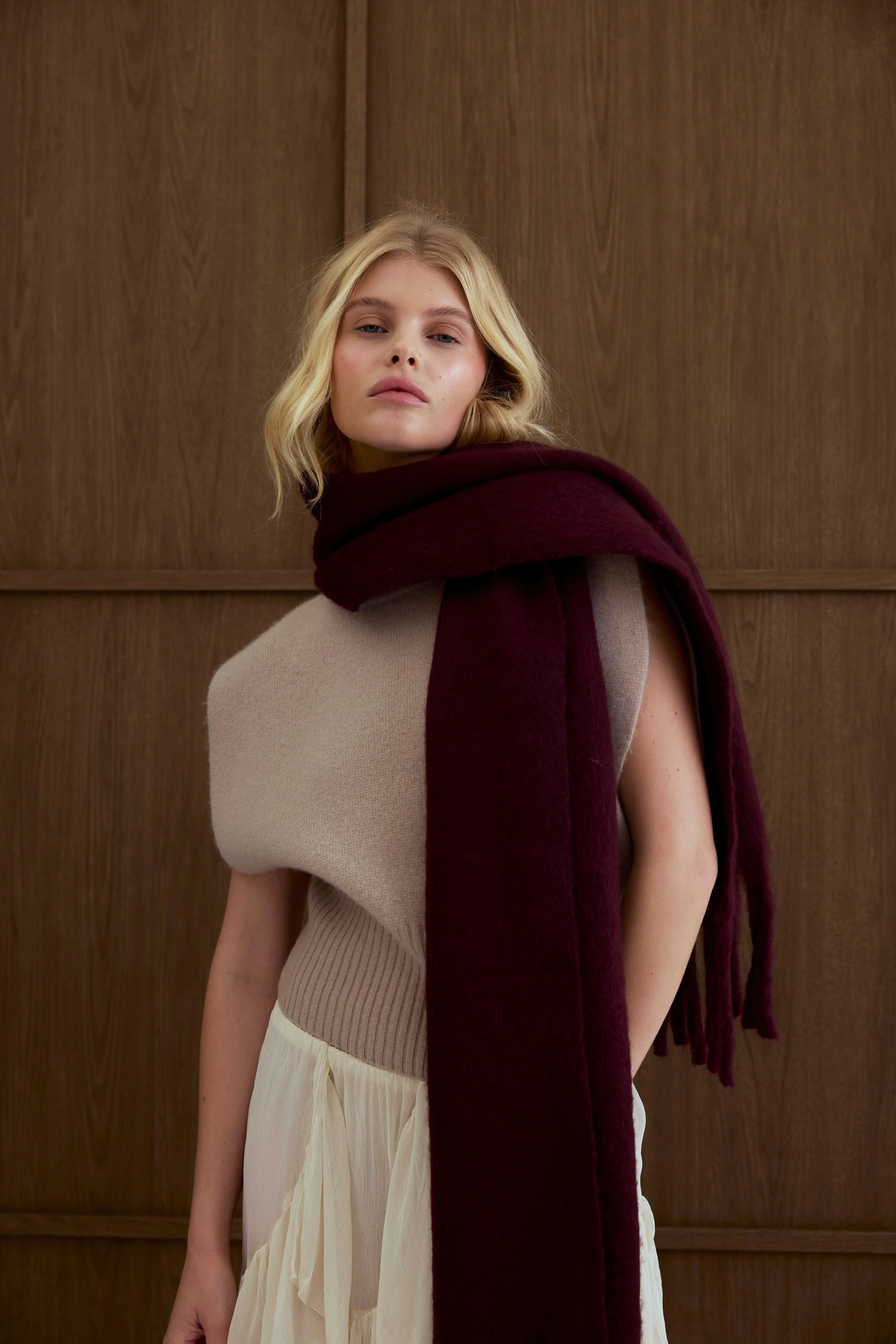 The Stockholm Scarf - Cherry Lacquer - Image 6