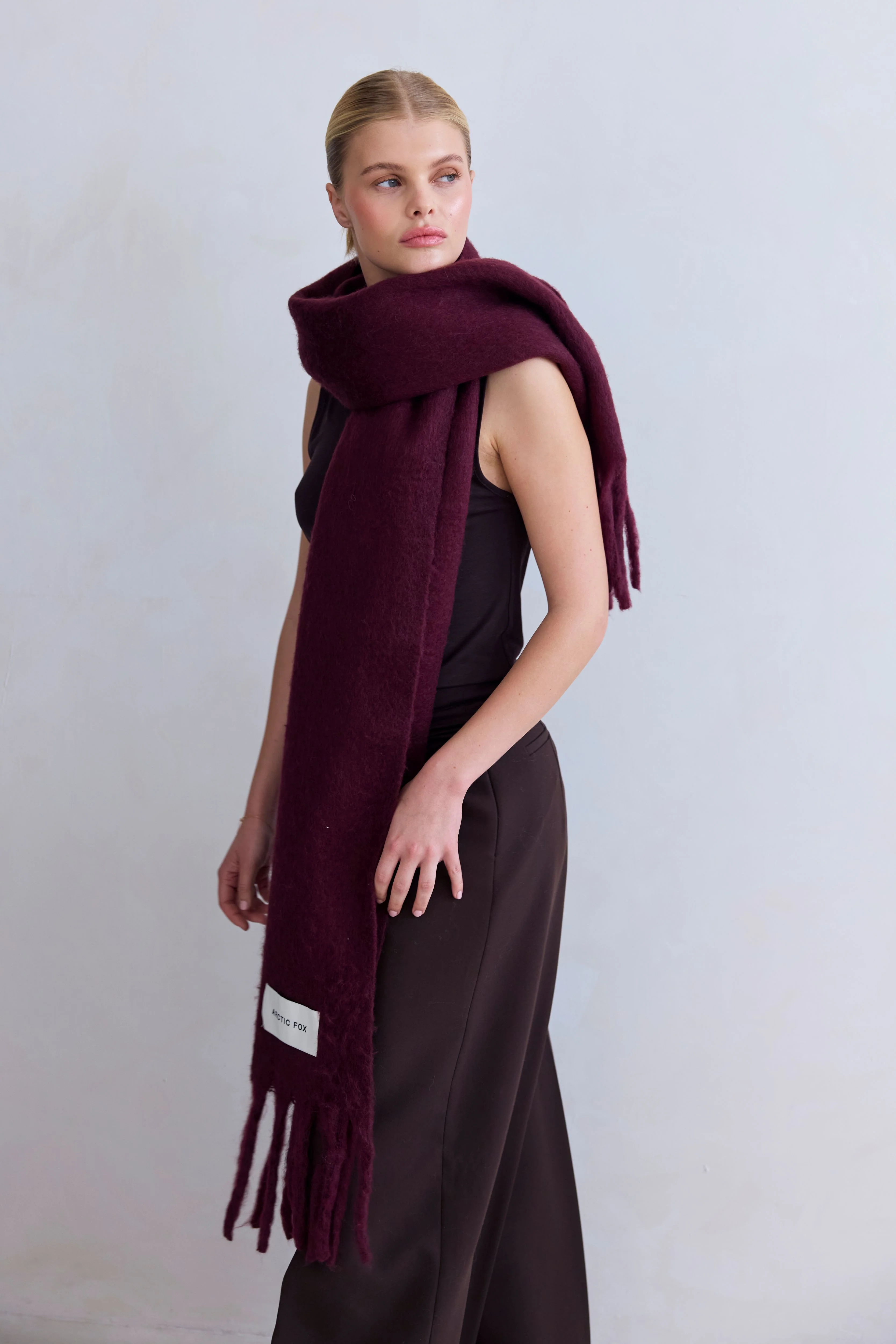The Stockholm Scarf - Cherry Lacquer - Image 8