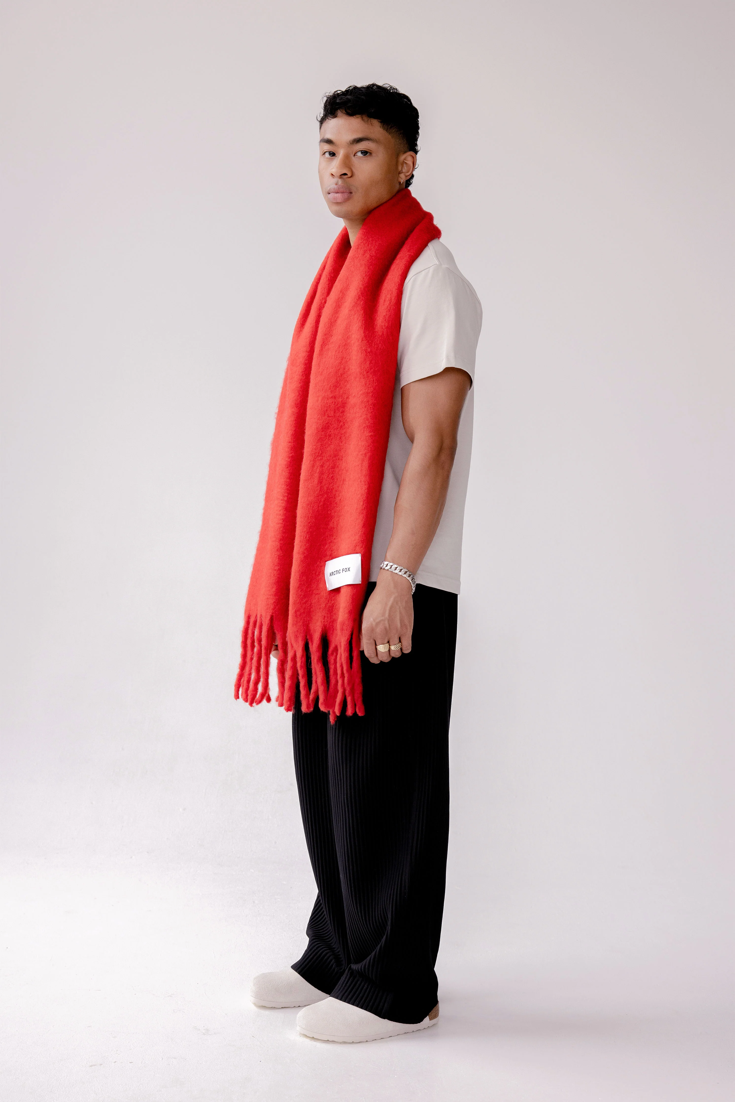 The Stockholm Scarf - Crimson Red - Image 10