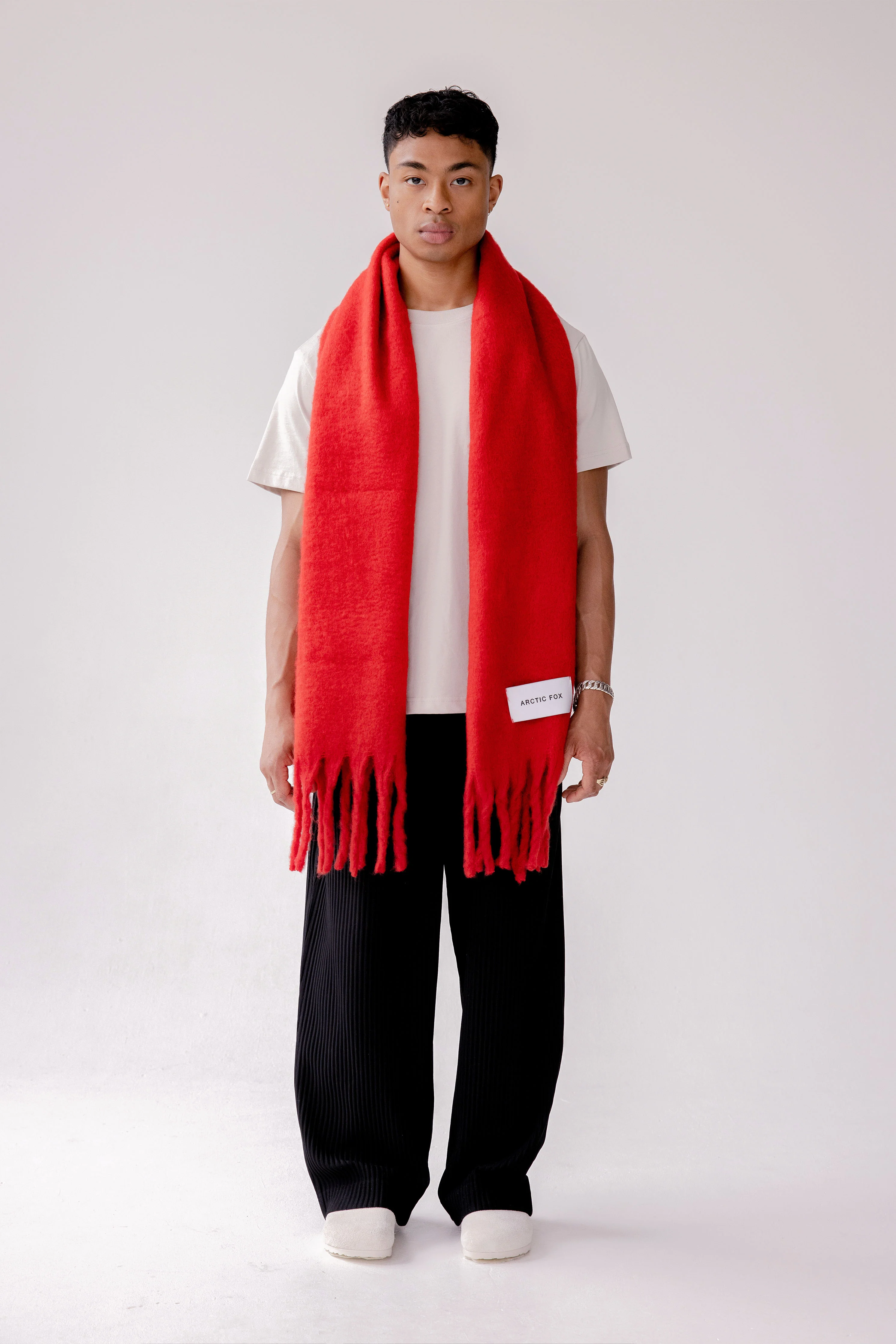The Stockholm Scarf - Crimson Red - Image 11