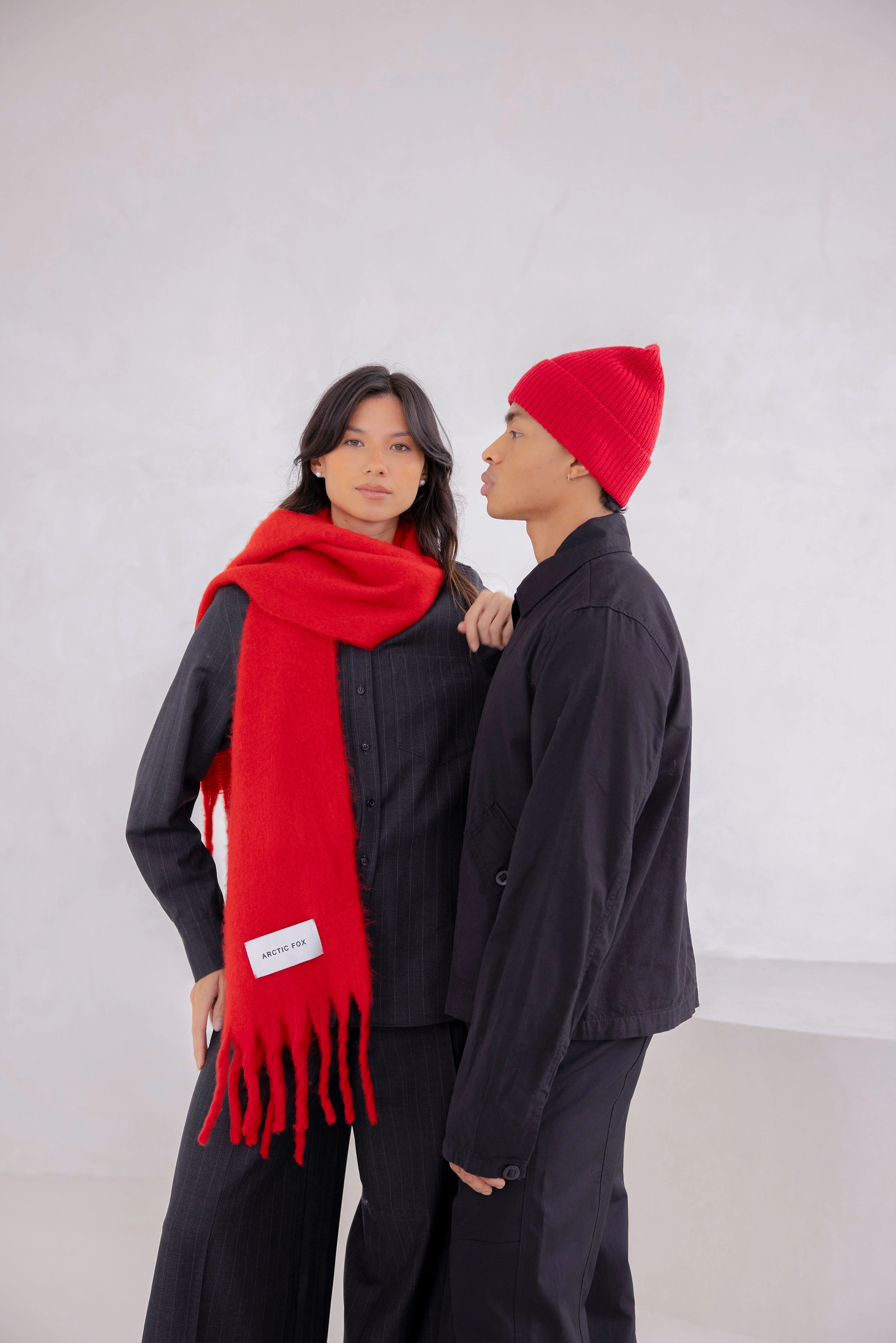 The Stockholm Scarf - Crimson Red - Image 8