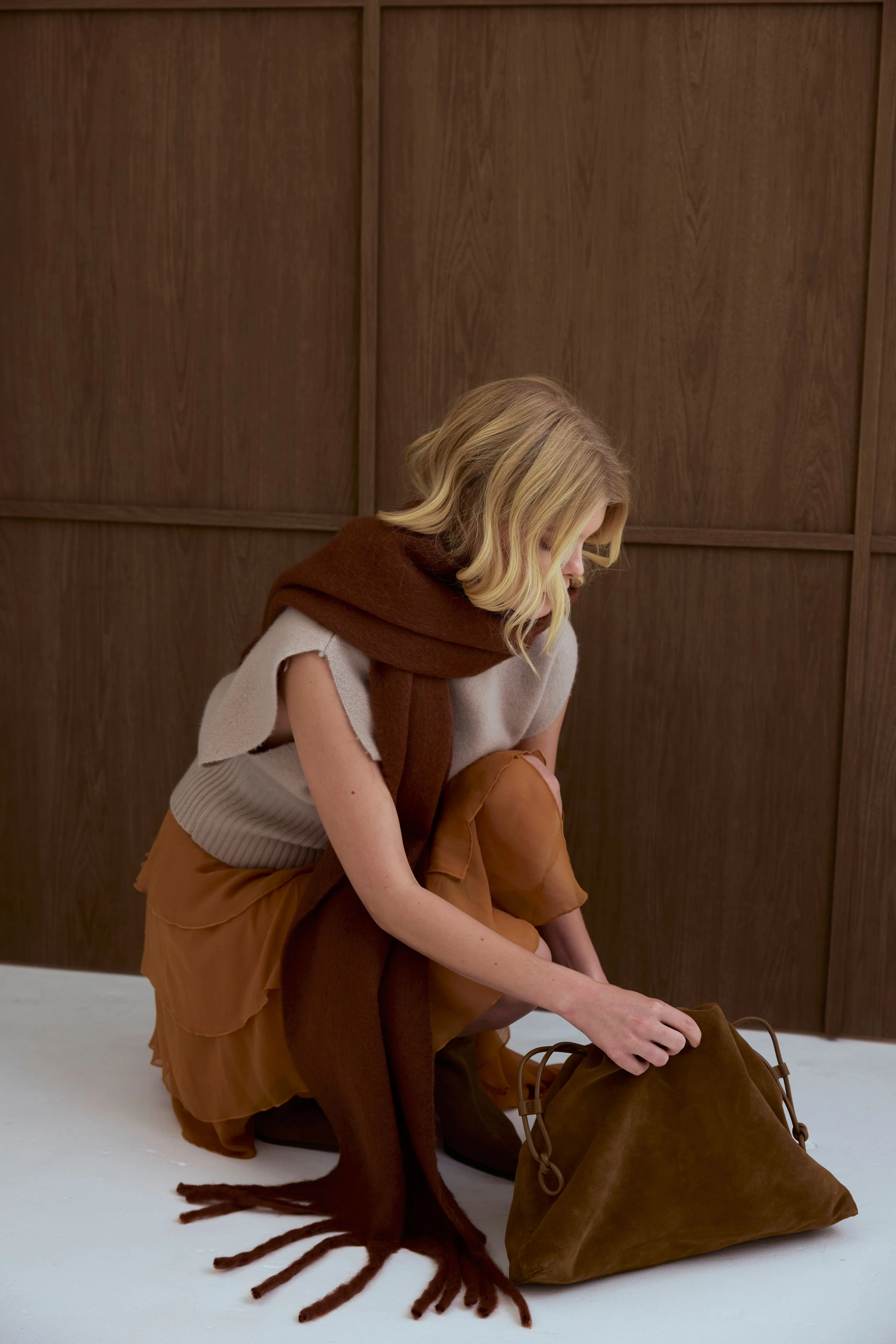 The Stockholm Scarf - Sepia Brown - Image 4