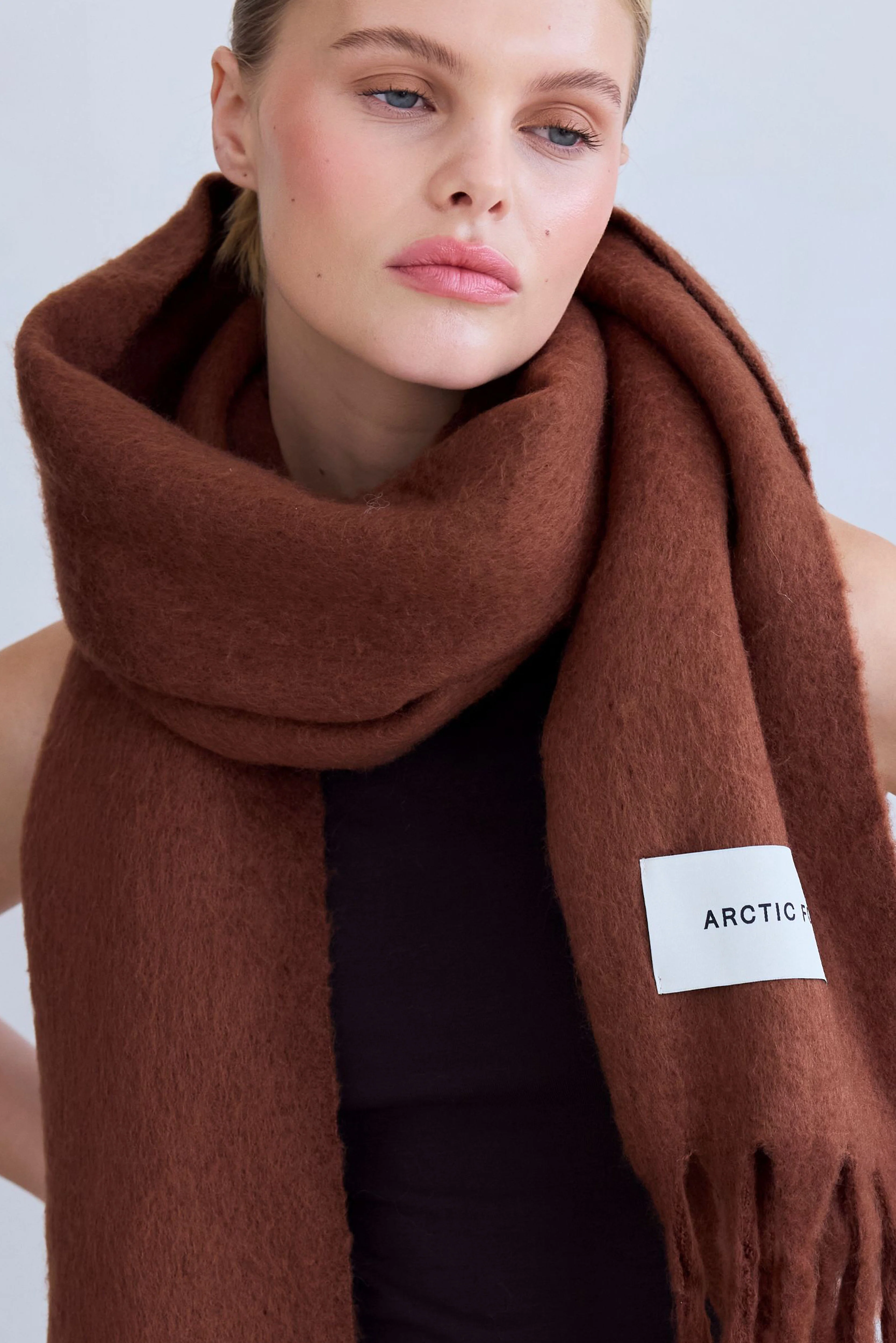 The Stockholm Scarf - Sepia Brown - Image 5