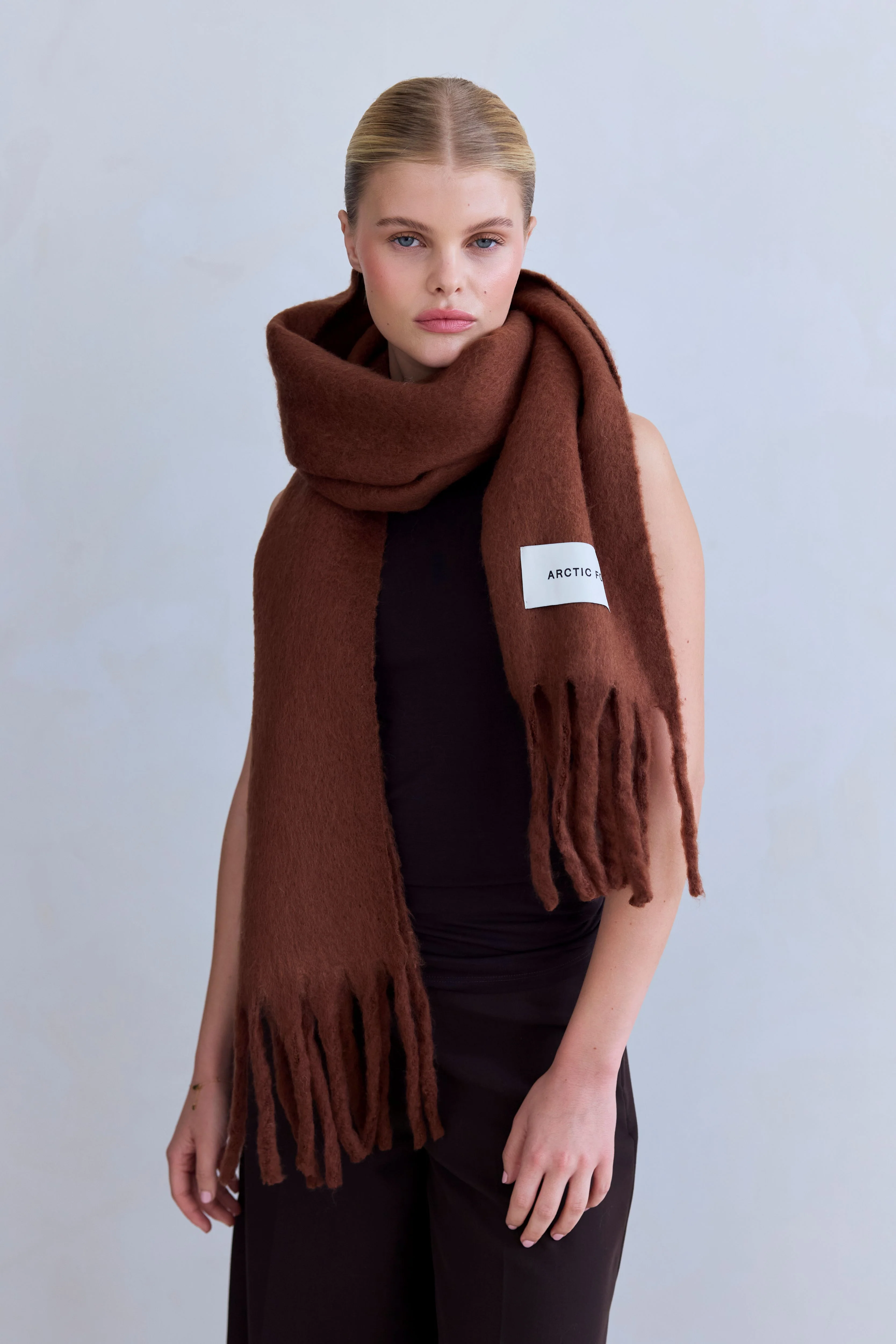 The Stockholm Scarf - Sepia Brown - Image 6