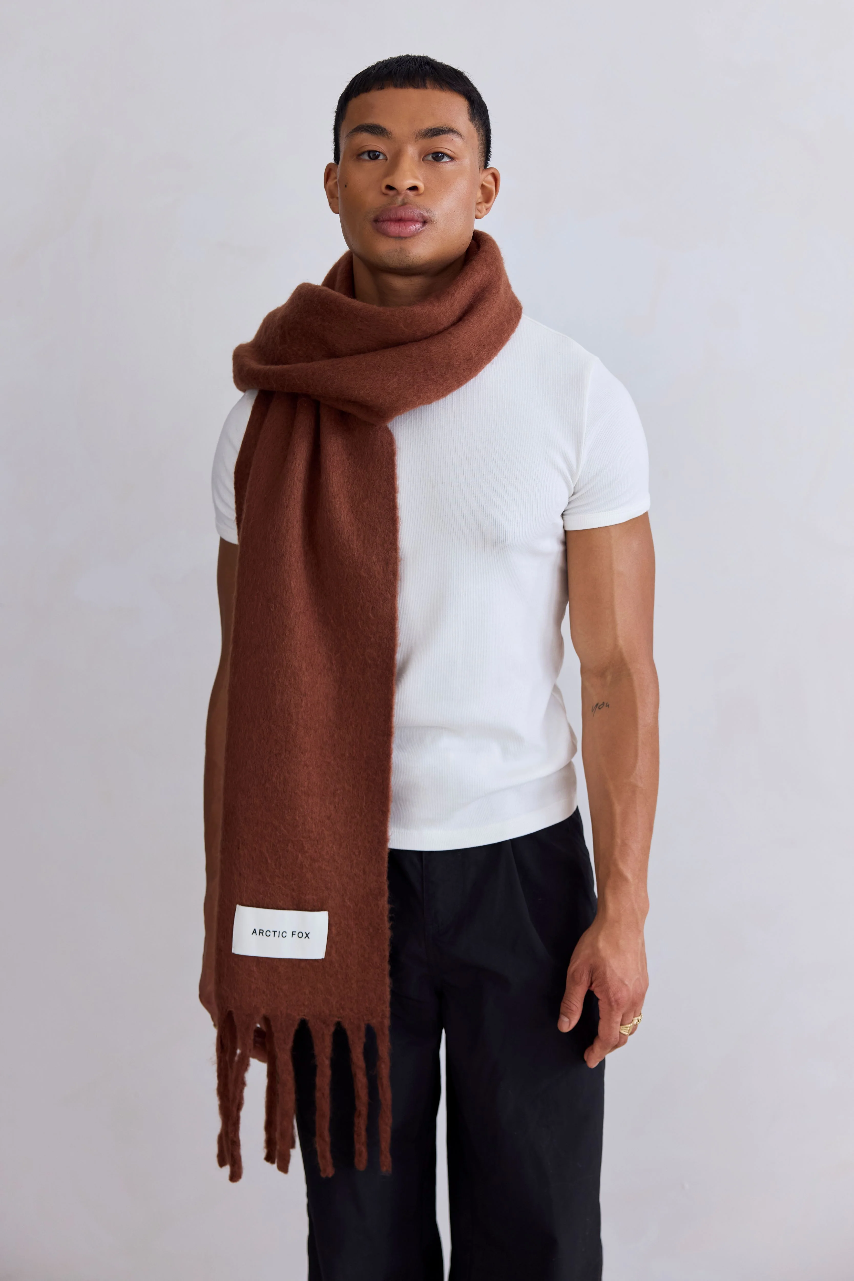 The Stockholm Scarf - Sepia Brown - Image 8