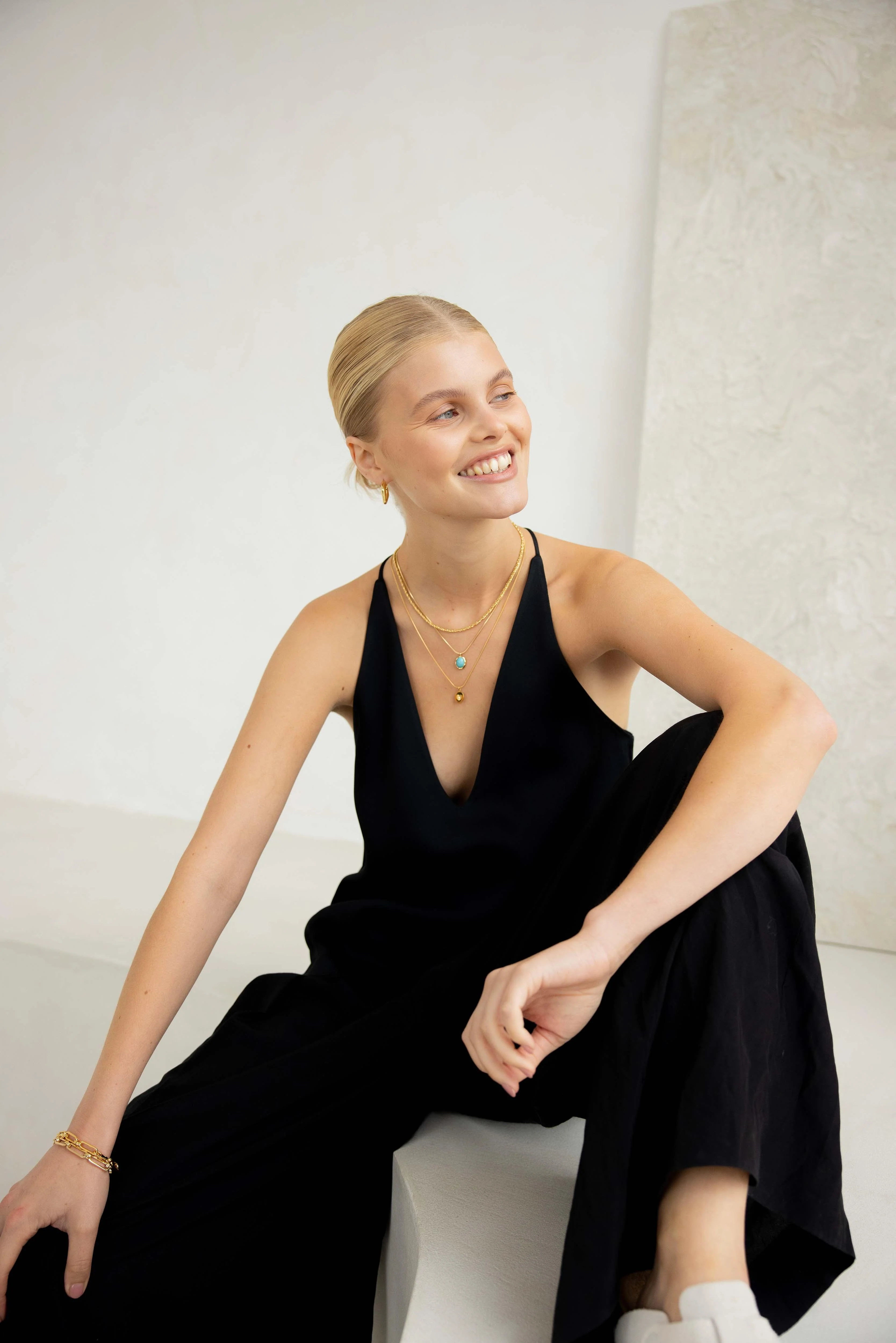 Gold Rope Chain Necklace - Image 4