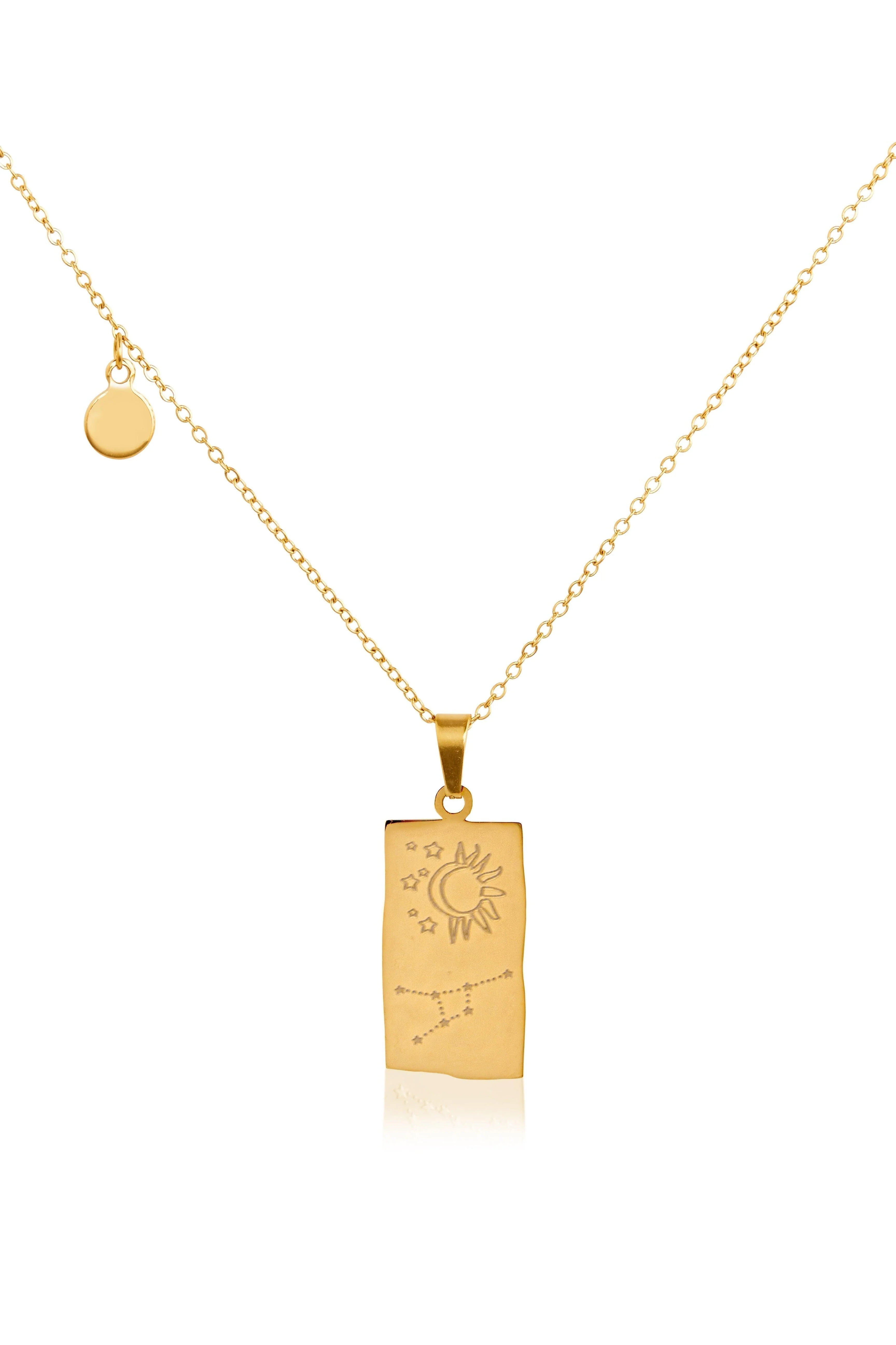 Zodiac Star Sign Necklace - Cancer - Image 3