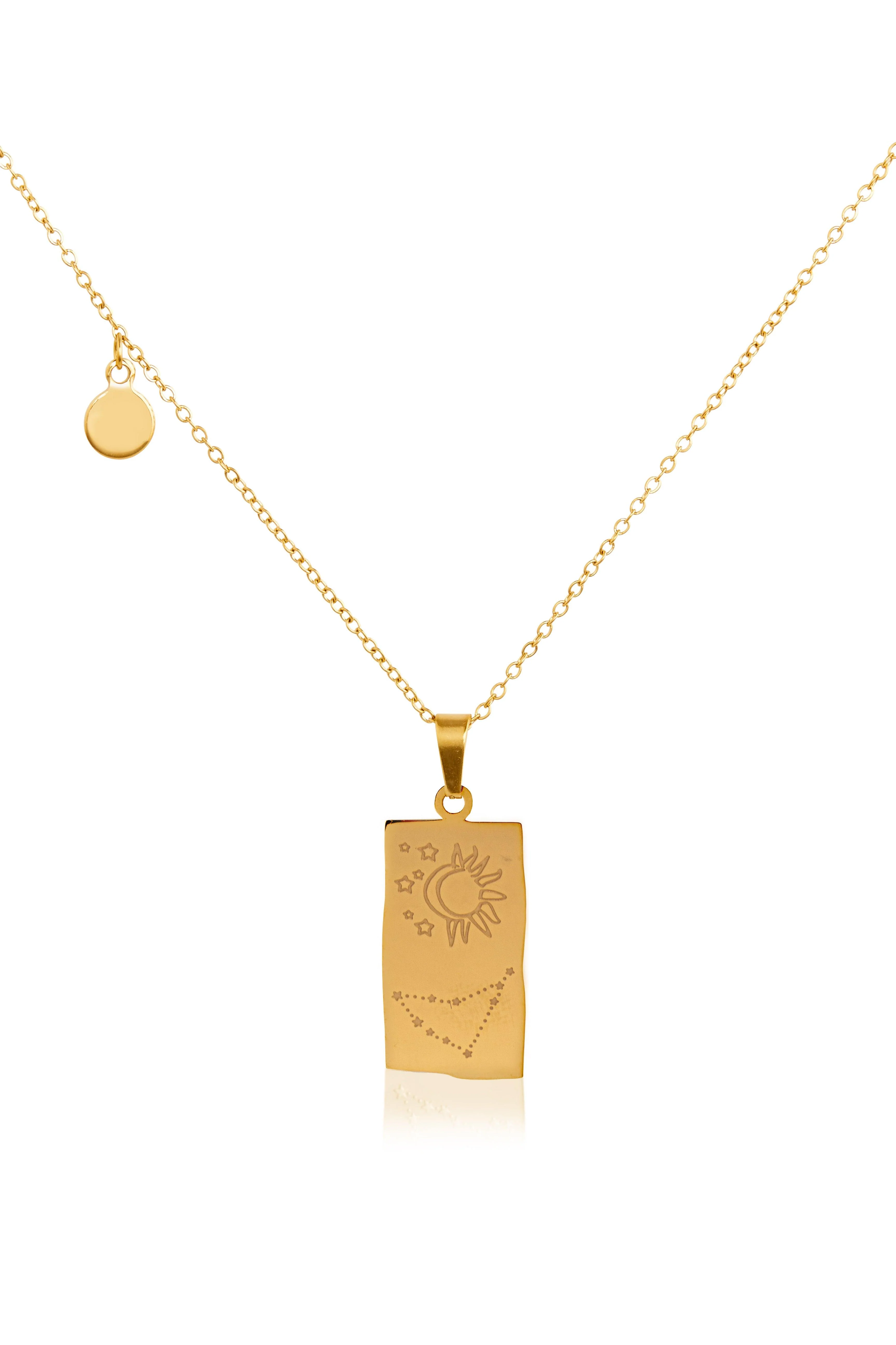 Zodiac Star Sign Necklace - Capricorn - Image 2