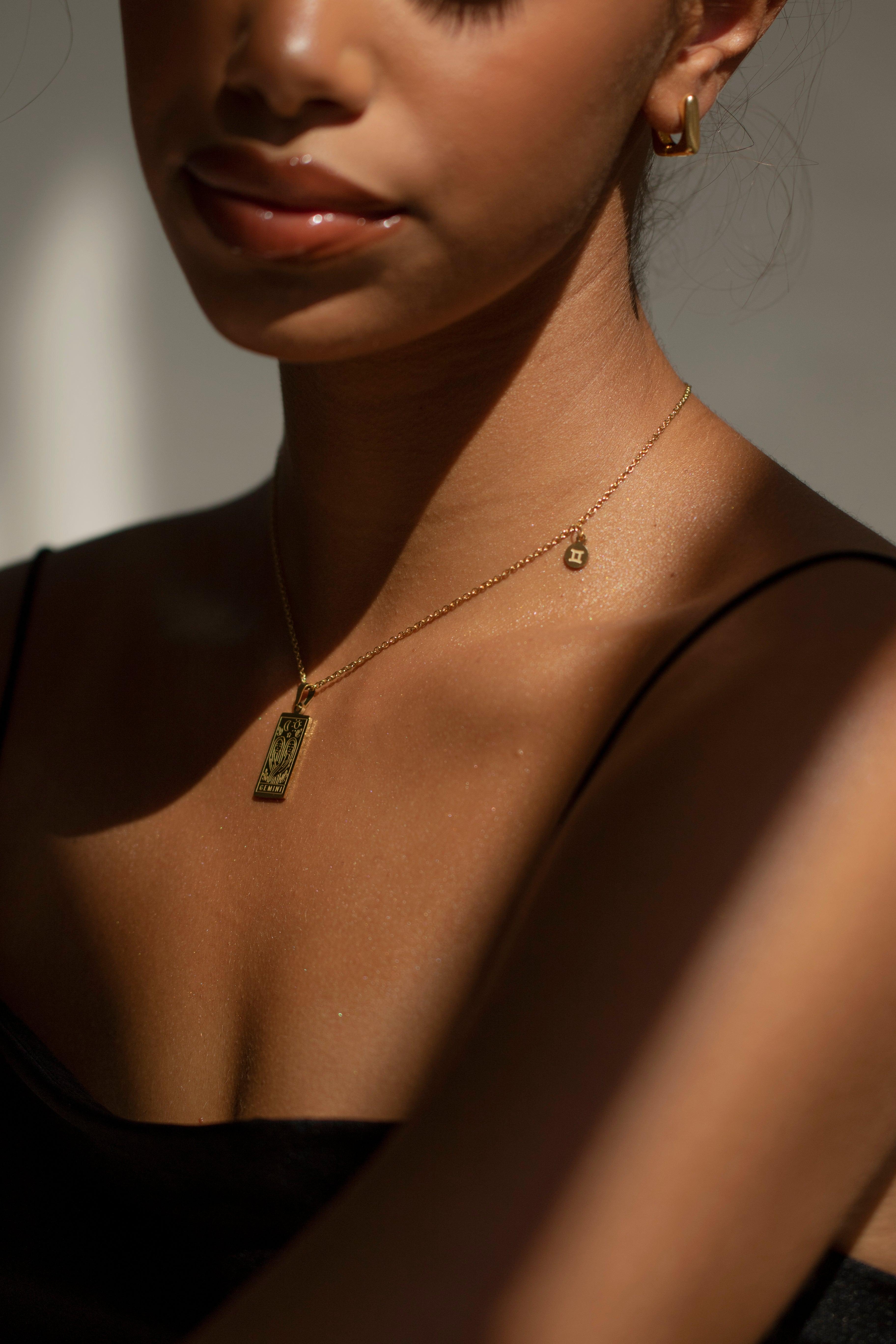 Zodiac Star Sign Necklace - Gemini - Image 3