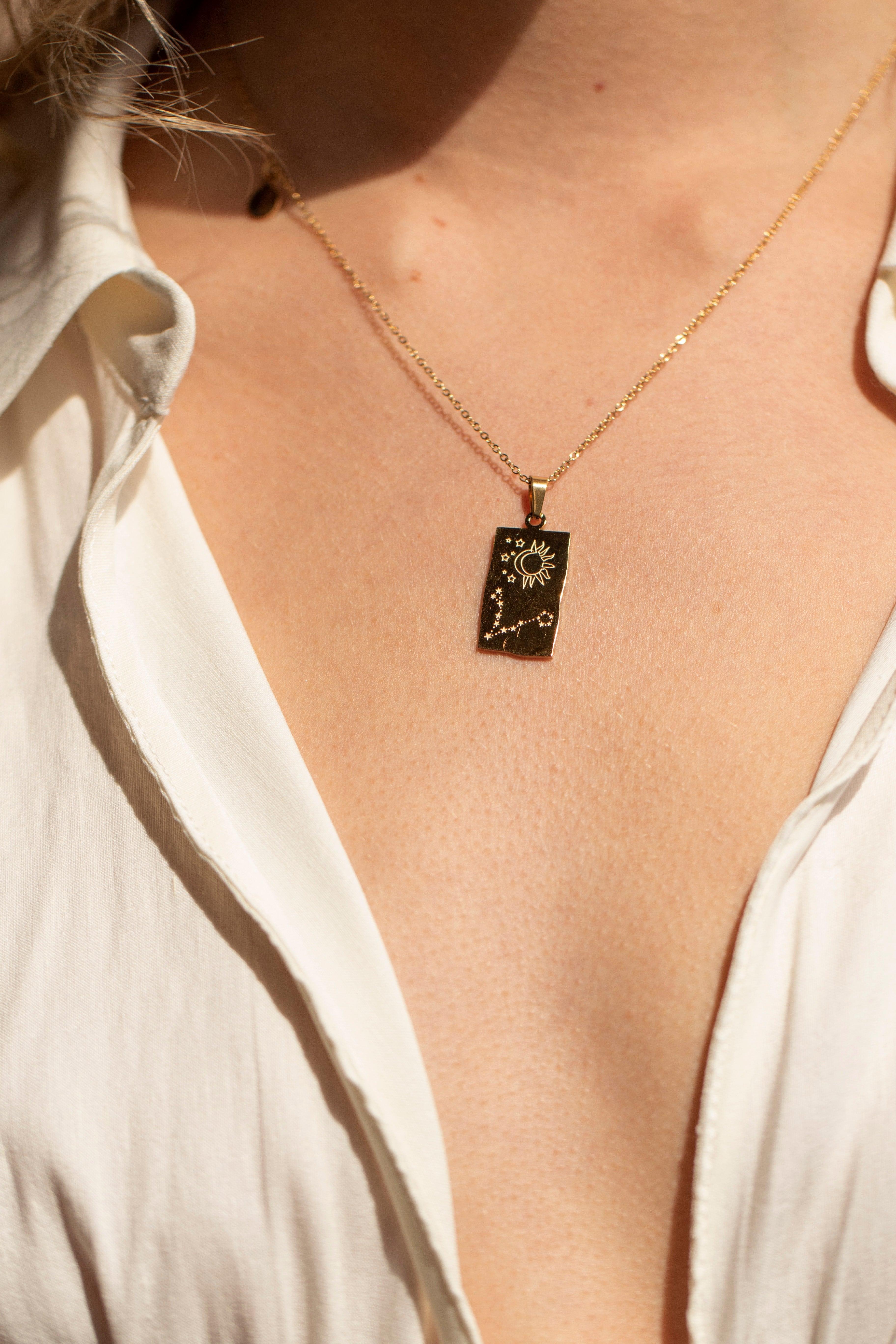 Zodiac Star Sign Necklace - Pisces - Image 6