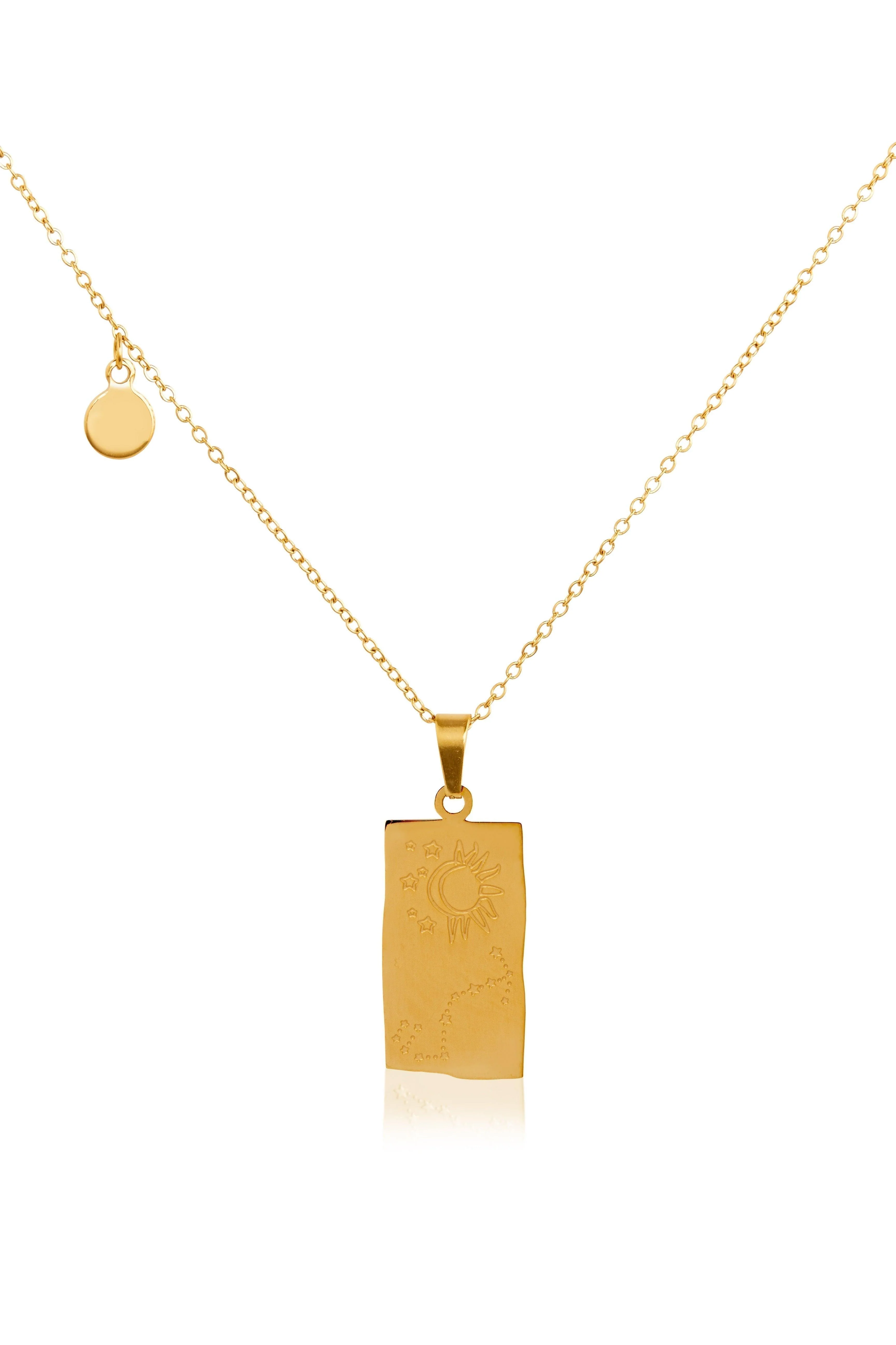 Zodiac Star Sign Necklace - Scorpio - Image 2