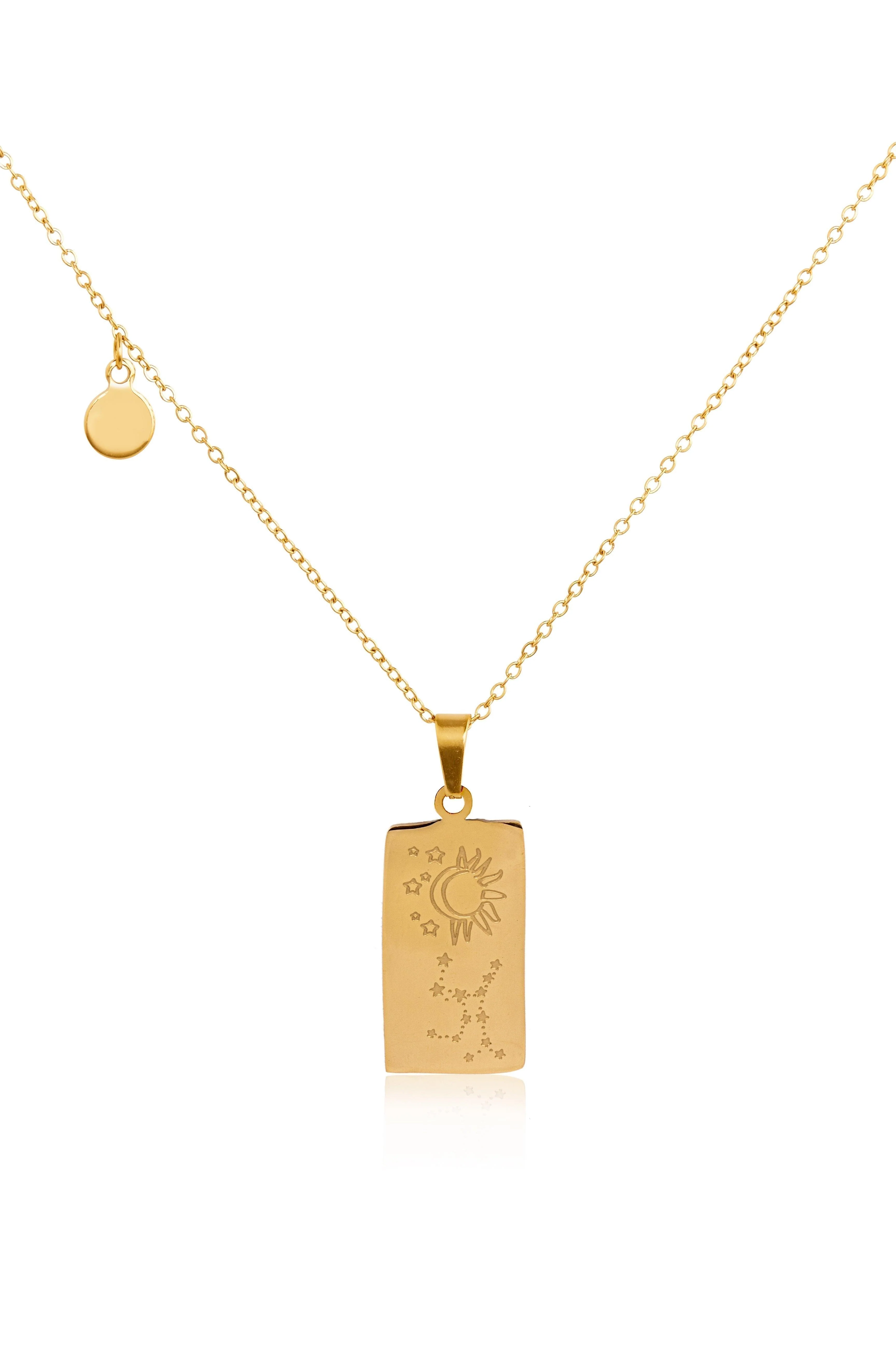 Zodiac Star Sign Necklace - Virgo - Image 2